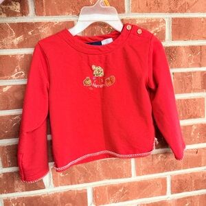 Red Kids Long Sleeve Shirt